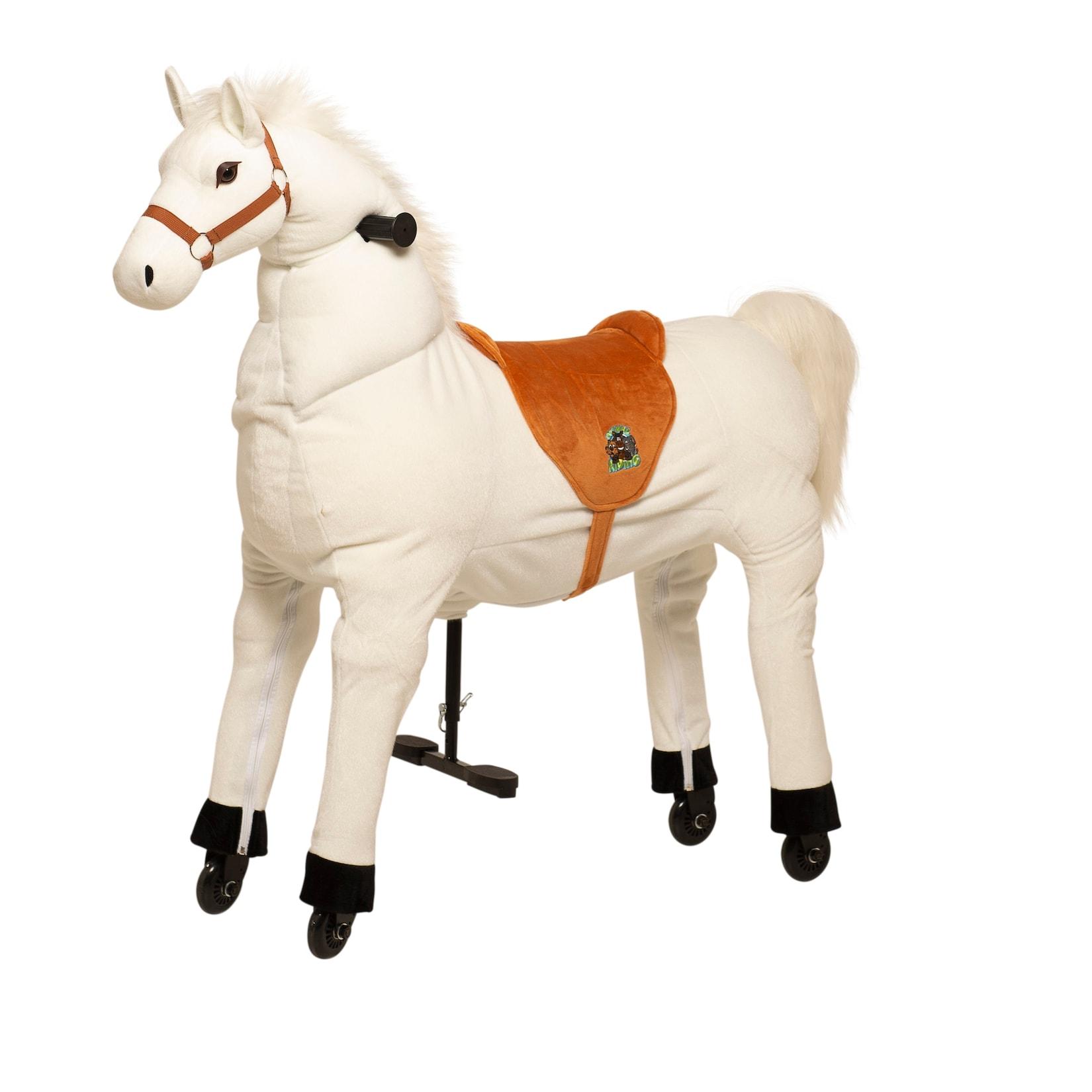 Animal Riding Reitpferd weiß Snowy X-Large Kinder ab 8 Jahre Sattelhöhe 80 cm