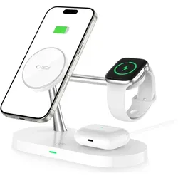 Tech-Protect A12 3-in-1 (15 W), Wireless Charger, Weiss