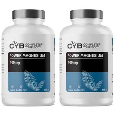 CYB Power Magnesium 400 mg hochdosiert+vegan Tabl. 2x 2x365 St Tabletten