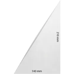100 Dreiecktaschen, selbstklebend, Folie, transparent 140 x 210 mm, PP