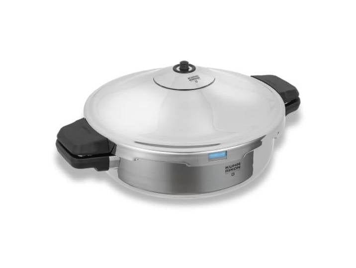 KUHN RIKON Schnellbratpfanne/Dampfkochtopf DUROMATIC® Hotel Seitengriffmodell, 5 Liter/28 cm, Induktion, Edelstahl
