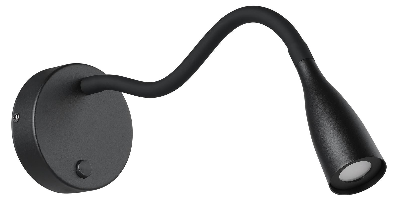 Eglo Olivandino Wandlamp zwart metalen verstelbare leeslamp