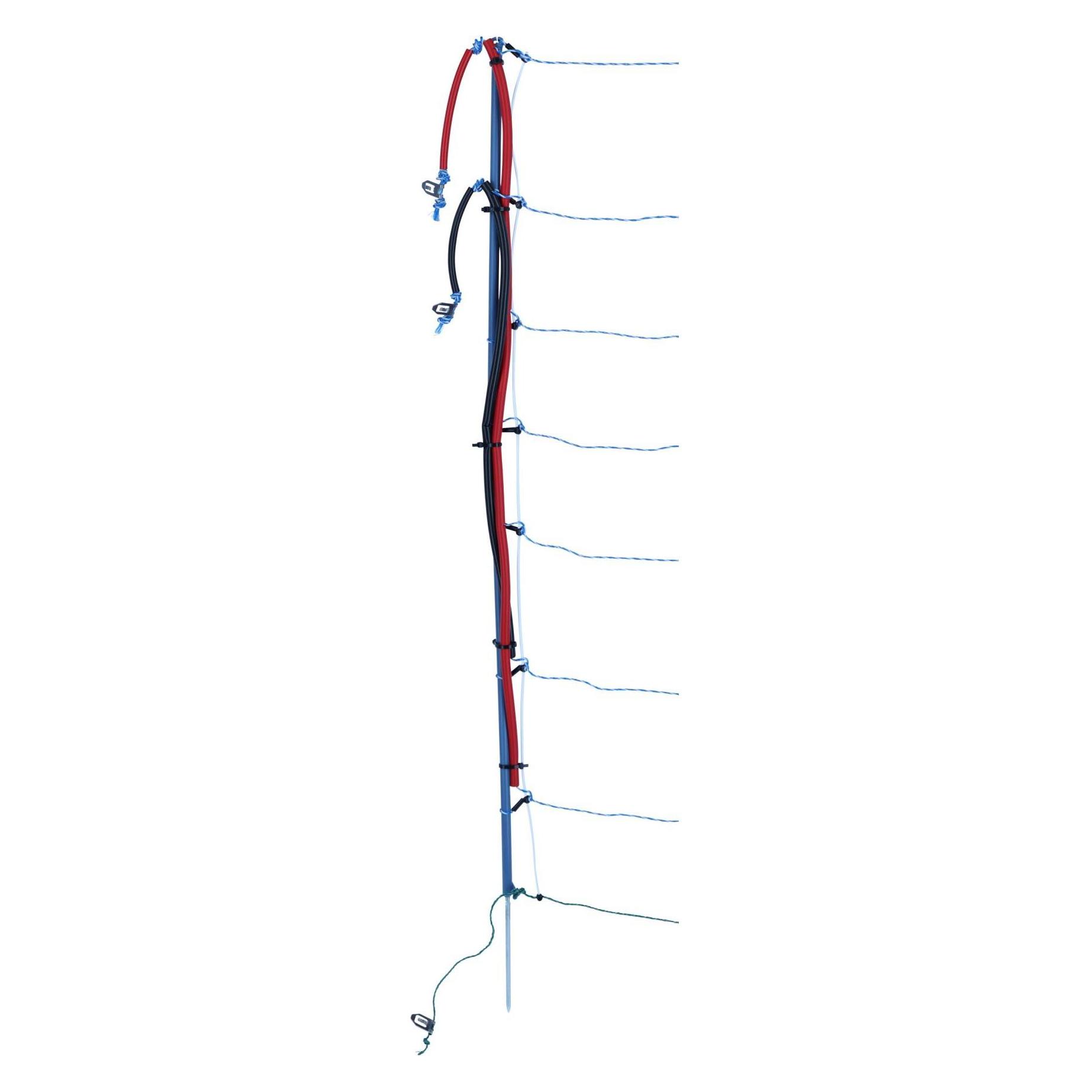 Kerbl AKO TitanNet Premium Vario,50m,+/- weiss/blau, 122cm, Einzelspitz, 27832 (33650896)