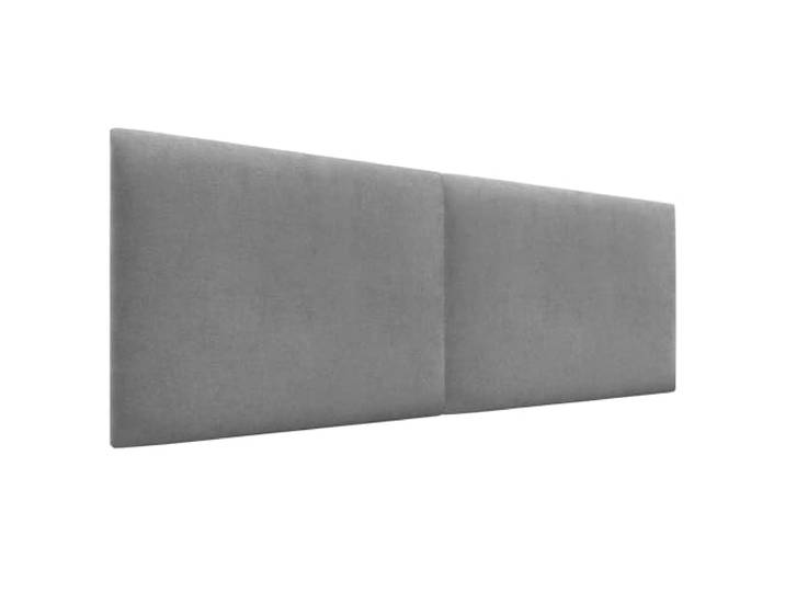 DHOME Gepolstertes Kopfteil Glatt aus Aqualine-Stoff Höhe 70 cm Dicke 4 cm und 8 cm für Wand Akustische Kopfteile Schallabsorbierend Kopfstütze (Stoff Grau, 220cm Dual, Dicke 8cm)