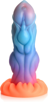 Creature Cocks by XR Brands Alien Invader - Alien Brille dans le Noir Gode Silicone - 20.3 cm