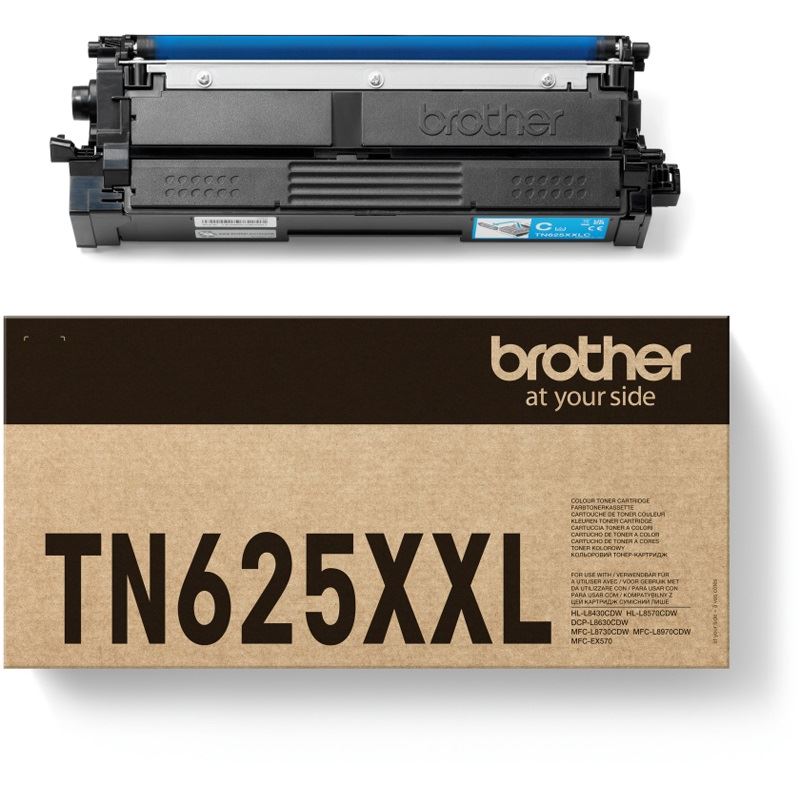 Brother Toner TN-625XXLC Cyan 7500 Seiten nach ISO/IEC 19798