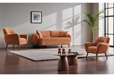 Furnia Havenbrook 3 Pieces Living Room Sets 2 Sofa 1 Chair