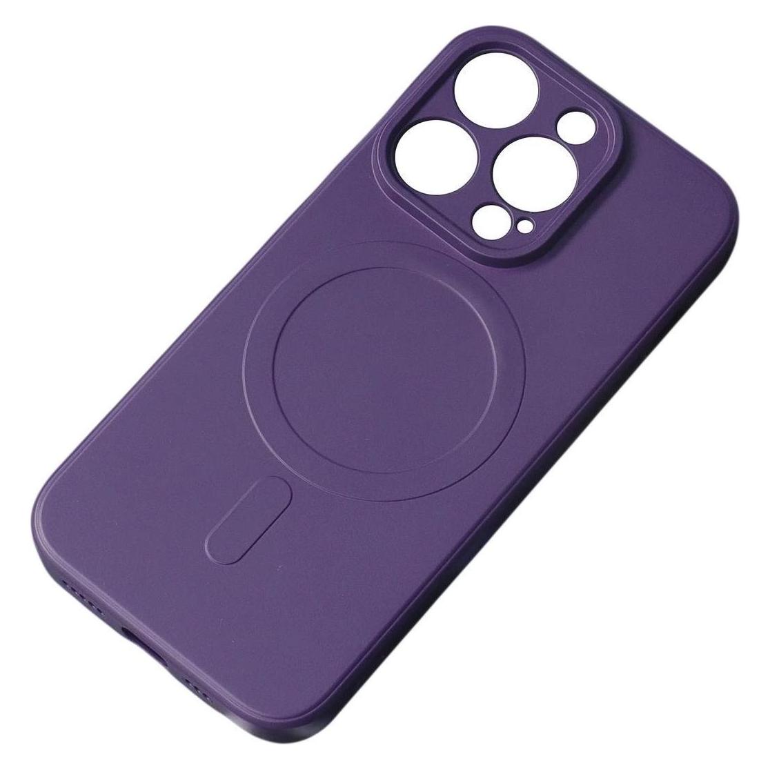 Hurtel Samsung Galaxy S25 Edge Silikonhülle mit MagSafe - Lila (Samsung Galaxy S25 Edge) (58273457)
