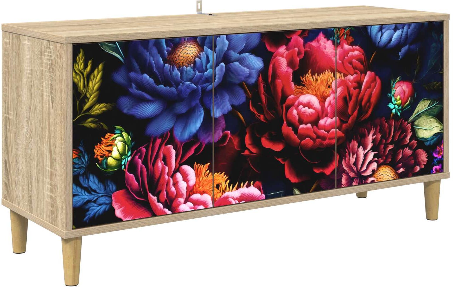 vidaXL Meuble TV KIEL 102 x 33 x 50 cm Sonoma Bois d'ingénierie