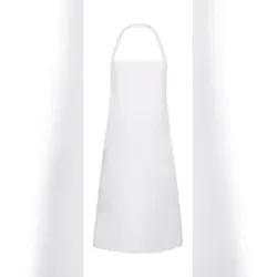 Basic Bib Apron Pinafore: One Size / White