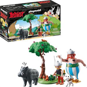 playmobil Spielset Asterix 71160, ab 5 Jahre, Wildschweinjagd, 52 Teile