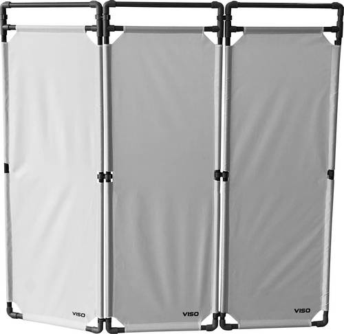 VISO TRAVO180GR Arbeitsbereich Grau Barriere (B x H) 1700mm x 1800mm