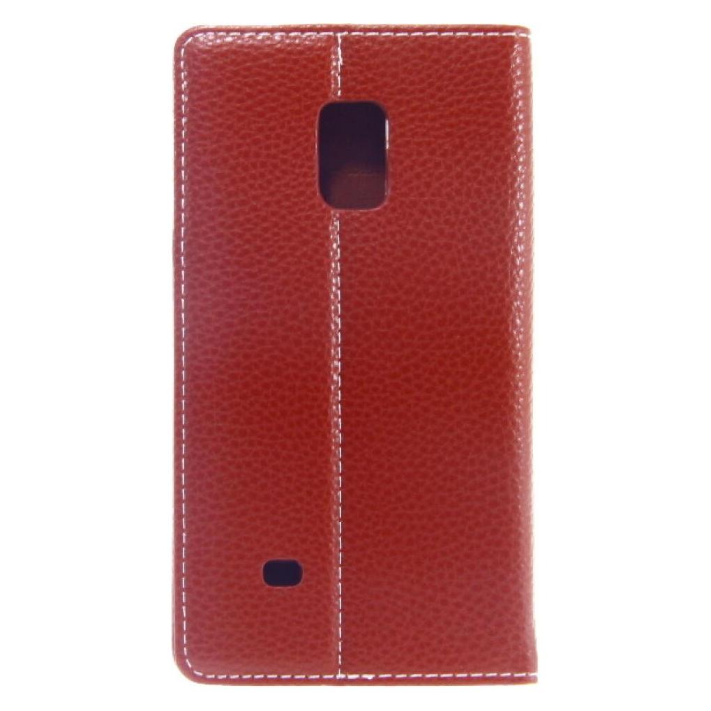 Xundd Book Case Fashion for Galaxy Note Edge - Brown (Samsung Galaxy Note Edge) (25440234)