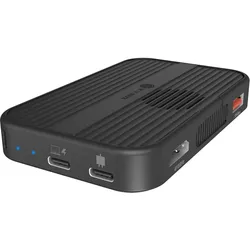 Icy Box IB-DK4071M-CU31 (USB-C, 6 Ports), Dockingstation + USB Hub, Schwarz