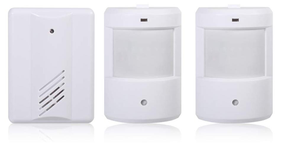 Selius Bewegingssensor met draadloos alarm en inductie deurbelkit