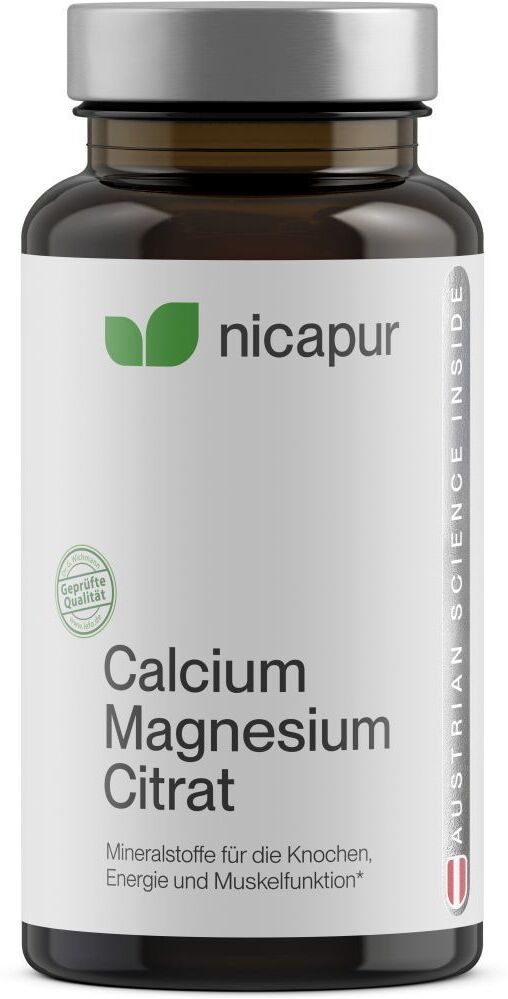 Nicapur Calcium Magnesium Citrat Kapseln 60 St