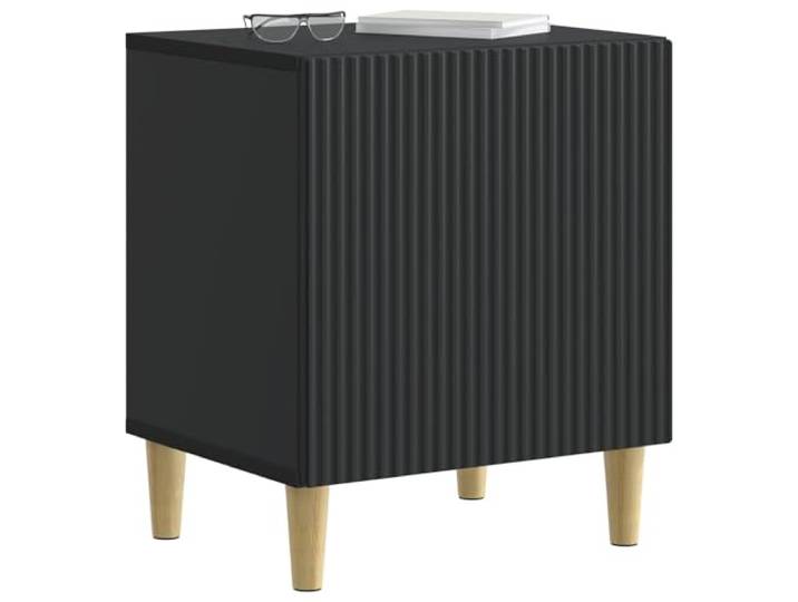 vidaXL Nachttisch 2 STK. Schwarz 43 x 34,5 x 50 cm Holzwerkstoff