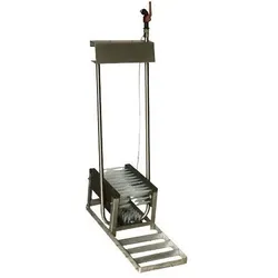 Vink Stiefelreiniger Edelstahl Niedrig (3 Bürsten), Schuhbürste