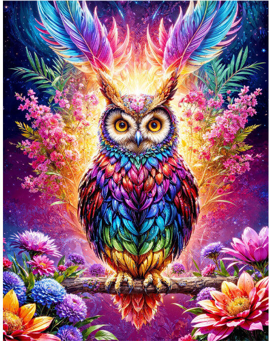Puzzle 1000 pcs Neon Owl - Enjoy Puzzle