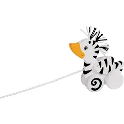 Ziehtier Zebra-Ente (BHT 16x6x19 cm) - BHT 16x6x19 cm