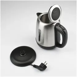 G3 Ferrari Idra elektrischer Wasserkocher 1,2 L Schwarz, Edelstahl 1630 W, Wasserkocher, Schwarz, Silber
