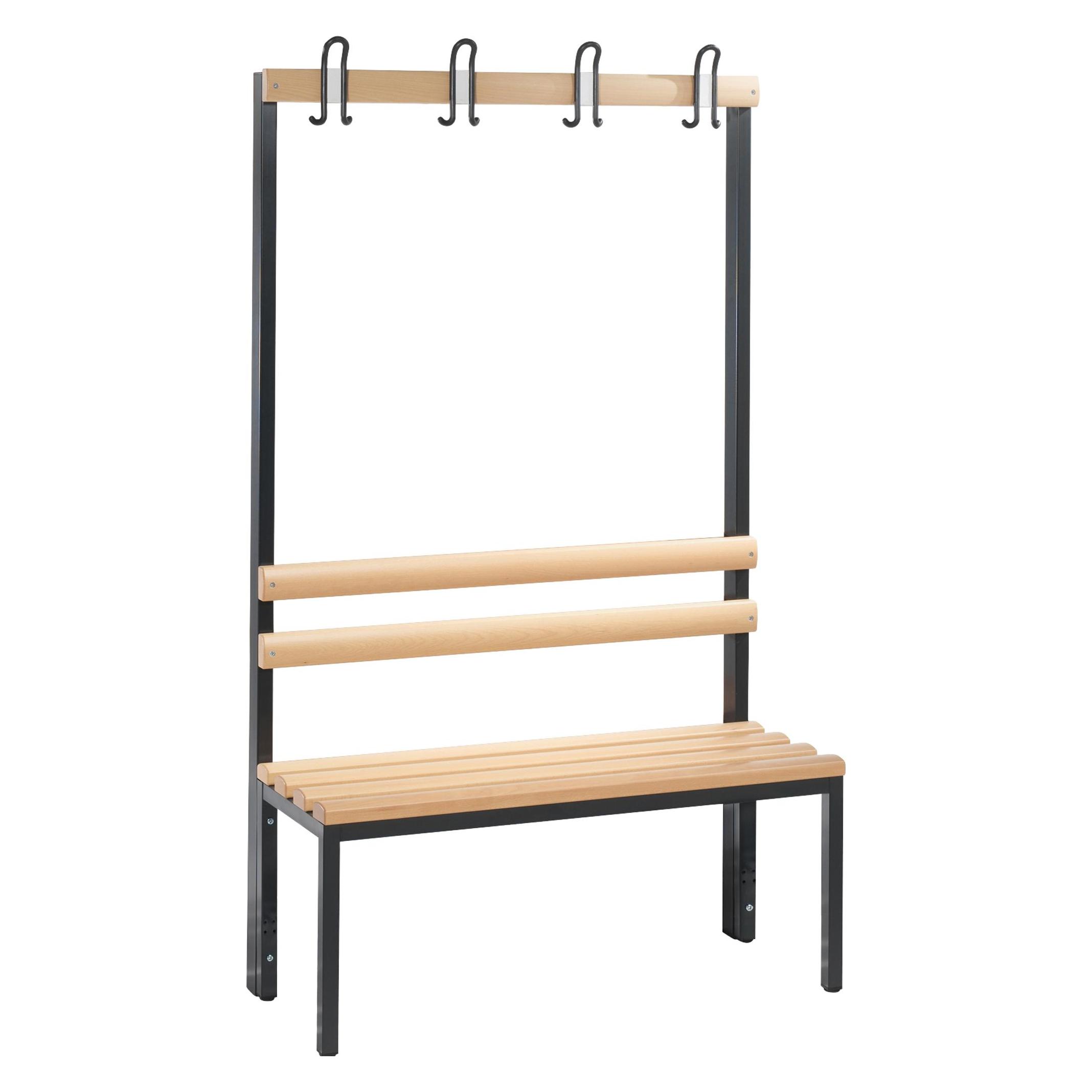 C+P Garderobenbank BASIC, einseitig (100 cm, 165 cm) (8050-100|S10000)