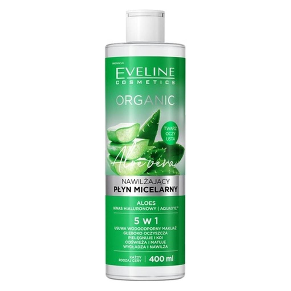 Eveline Organic moisturizing micellar liquid for all skin types Aloe Vera 400ml (400 ml) (5903416033332)