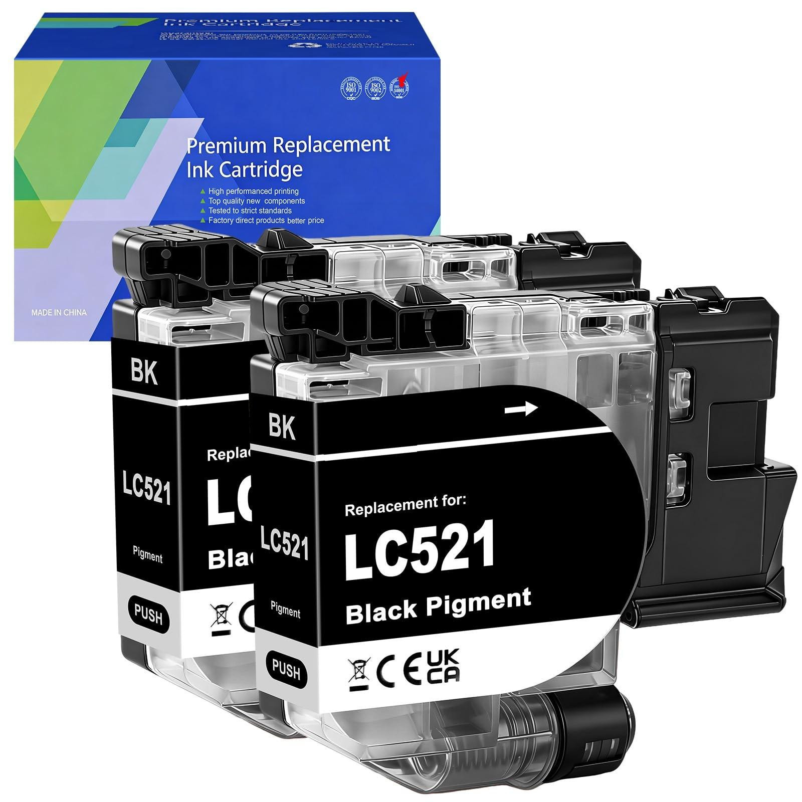 Set van 2 compatibele inktpatronen voor Brother-printers