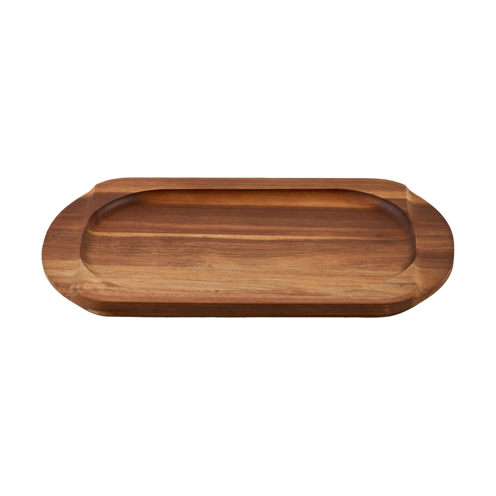 Victoria ovaal onderblad voor bakplaat van acaciahout, 34,3 x 16,4 cm