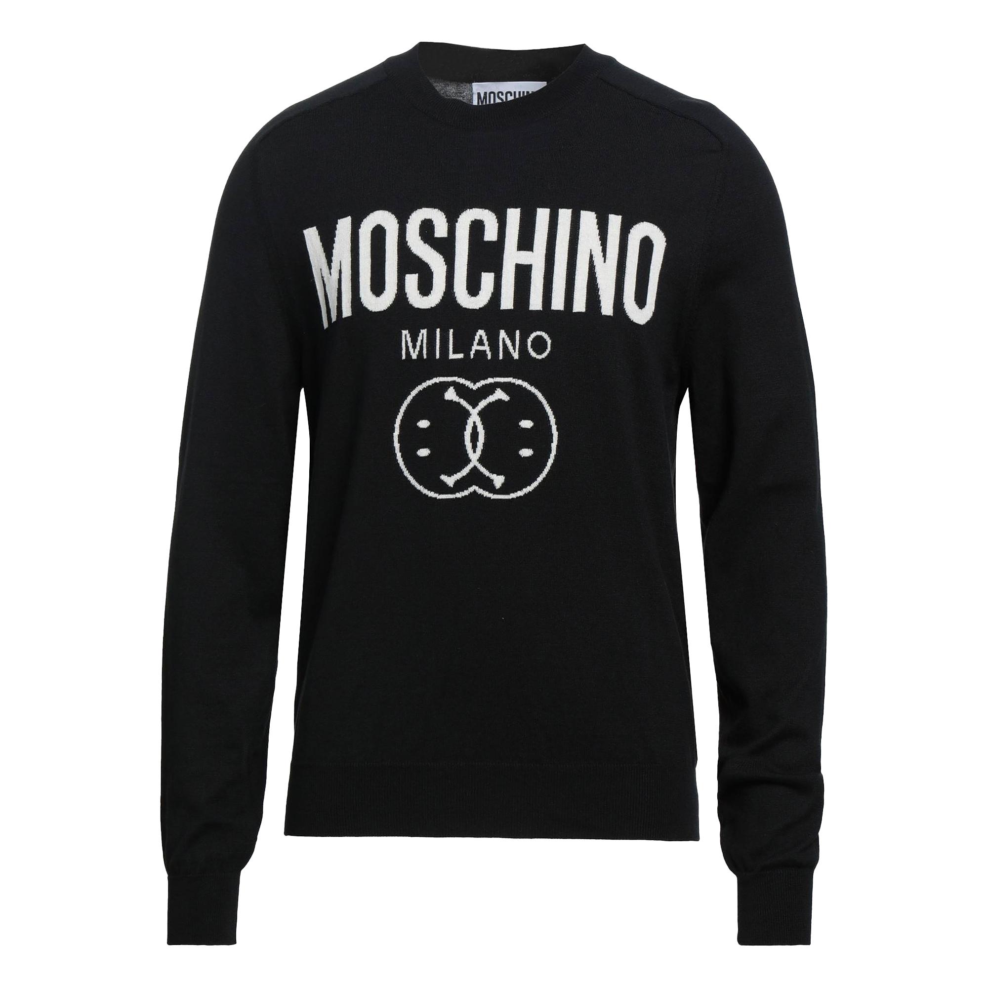 Moschino Heren Milano Trui (Zwart)