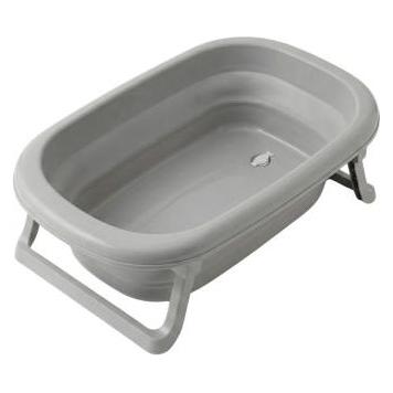 Tega Baby Faltbare Babybadewanne mit Ablaufstopfen - Grau (67327499)