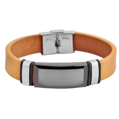 Armband ADELIA´S "Armband aus Leder 20 cm", braun, Armbänder, Damen, 20cm, Leder, Armband, Schöne Geschenkidee zum einen besonderen Tag