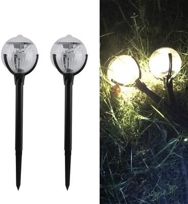 Inspired Deals Solar Glow LED Garden Stake Lights 2PCS Waterproof Outdoor Lawn Decor 2 PCS Warm Light