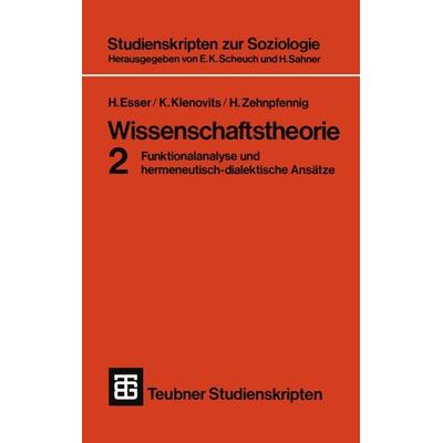 Wissenschaftstheorie 2, Taschenbuch von K. Klenovits,H. Zehnpfennig, Vieweg & Teubner, 978-3-519-00029-7