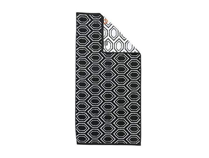 DONE Serviette de toilette Ethno - 50x100 cm - Noir et blanc