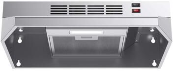 Breezary 30-Inch Under Cabinet Range Hood, 130 CFM Convertible Ducted Ventilation, Stainless Steel Look with LED Light - 30*17.72*6.1 in