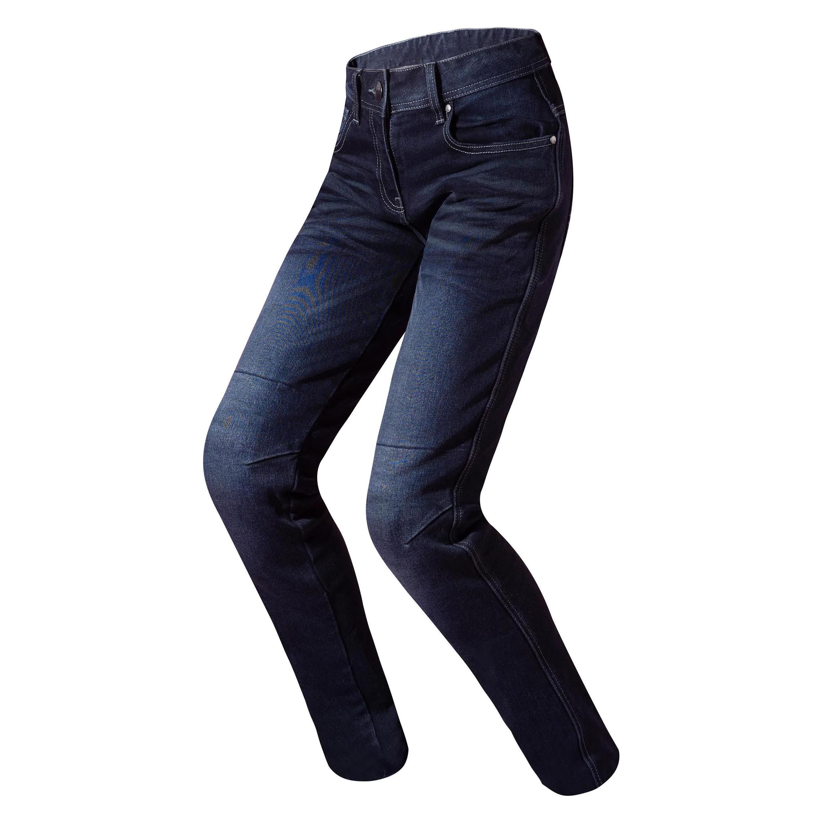 LS2 Bradford Damen Motorrad Jeans, dunkelblau, XL (Damen, XL) (65080F0023XL)
