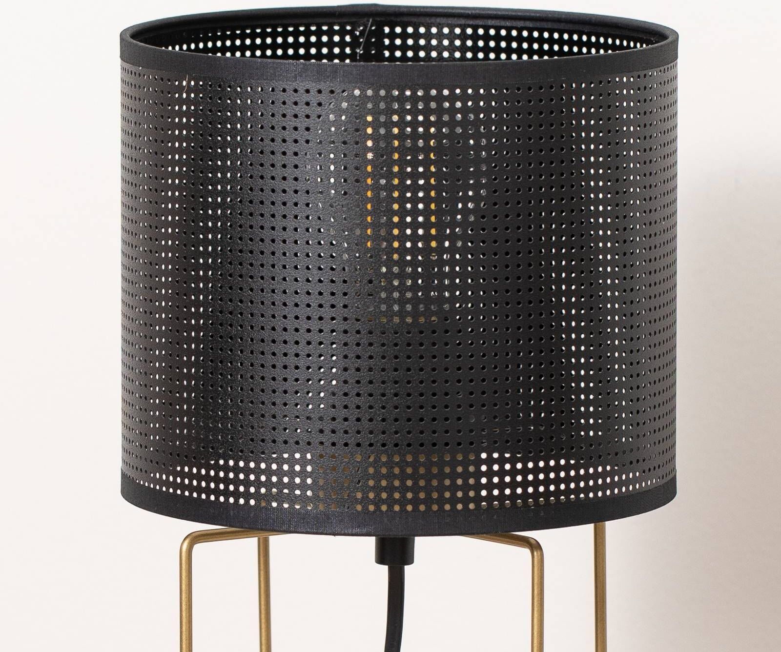 Nachttischlampe Kamil Luminex, schwarz, für Wohn- / Esszimmer, Metall, Modern, Tischlampe