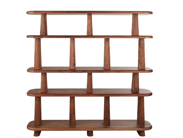 180 cm langes Regal aus massivem Akazienholz