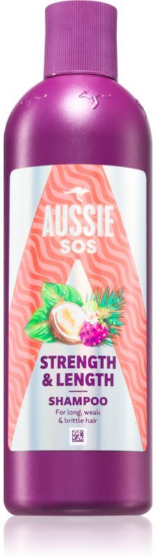 Aussie SOS Strength & Length Energigivende shampoo til langt hår 300 ml