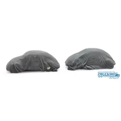 Artitec Fertigmodell Ladung: Zwei Volkswagen Käfer unter Plane 487.801.52