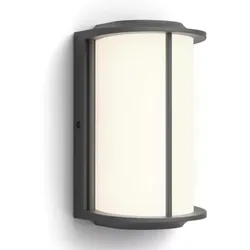 Philips Außenwandleuchte Reese Anthrazit - warmweißes Licht