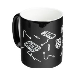 Raspberry Pi Mug - Black design (SC0939)