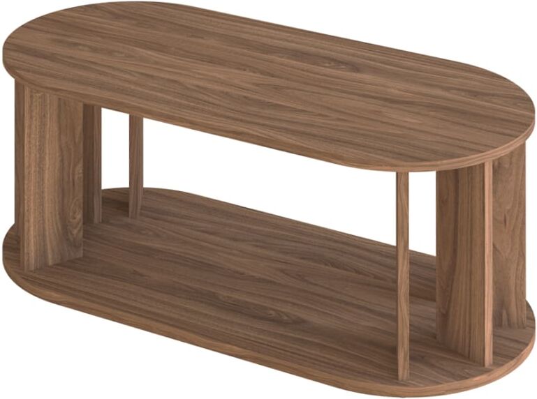 TEMAHOME Table basse noyer H51 Marron 110x51x50cm