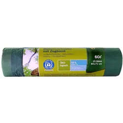 Secolan Müllbeutel 60l - grün - 15 Stück
