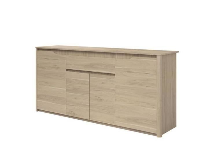 BETTY Buffet bas contemporain decor chene - L 185 cm
