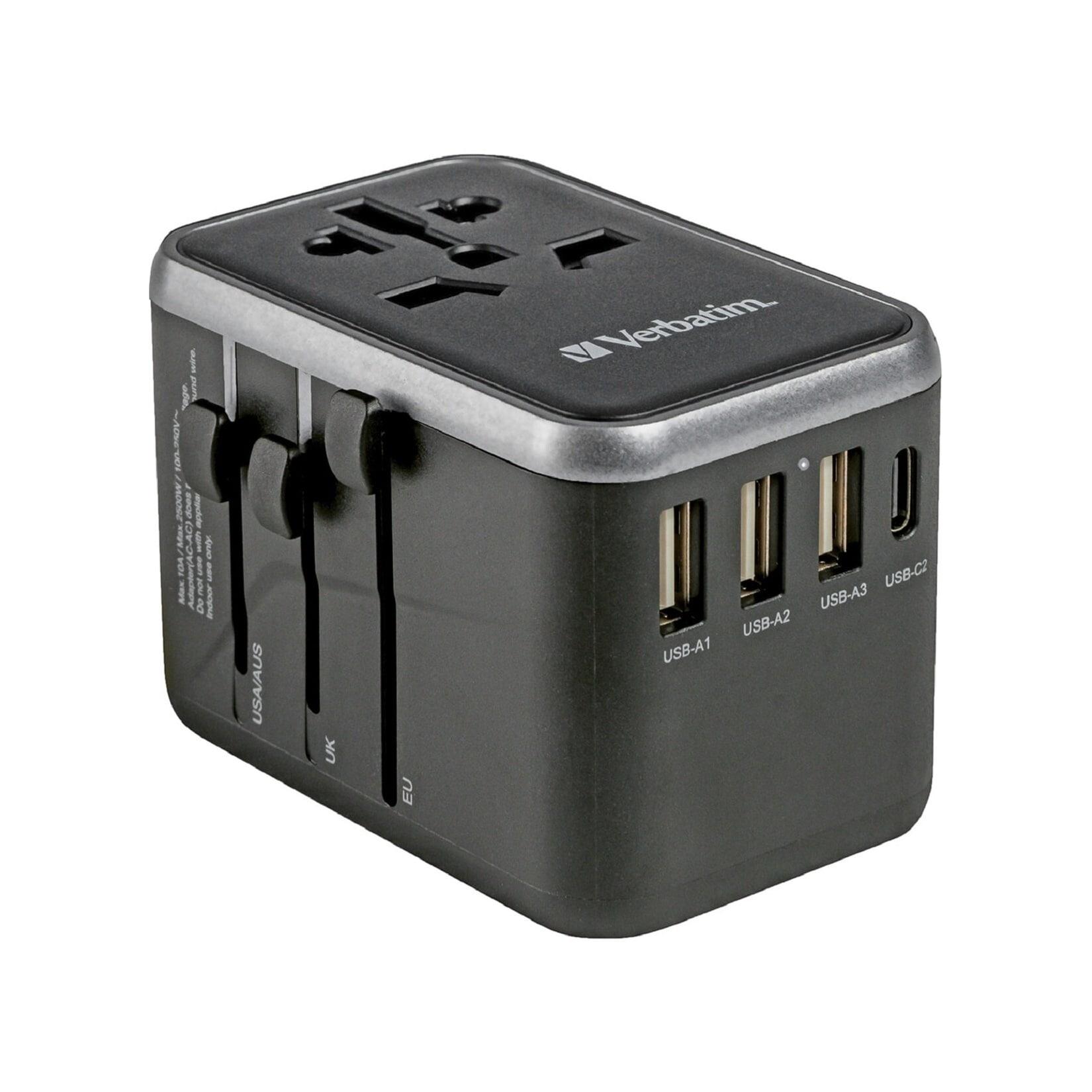 Verbatim Universal-Reiseadapter – Weltweit nutzbarUSB-C