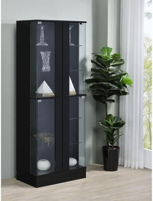 Coaster Cabra 4-door LED Curio Display Cabinet