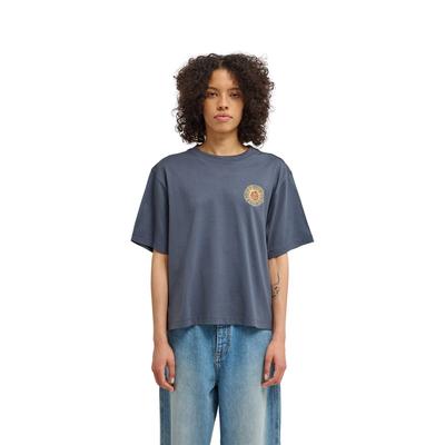 T-Shirt ELEMENT "Dandelion", Damen, Gr. L, blau (schwarz slate), Obermaterial: 100% Baumwolle., Shirts T-Shirt