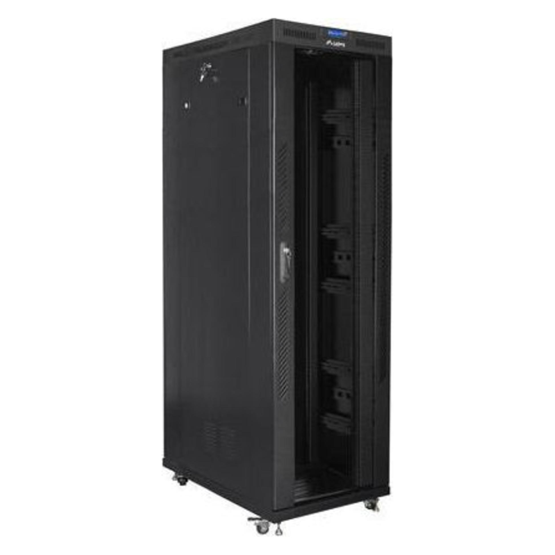 Lanberg FF01-8242-12BL Rack 42U Freistehendes Gestell (42 HE, 19 Zoll Rack) (FF01-8242-12BL)